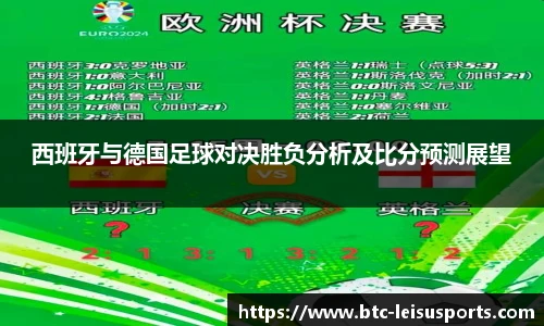 西班牙与德国足球对决胜负分析及比分预测展望